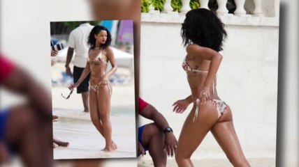 Rihanna Shows Off Her Bikini Body in Barbados