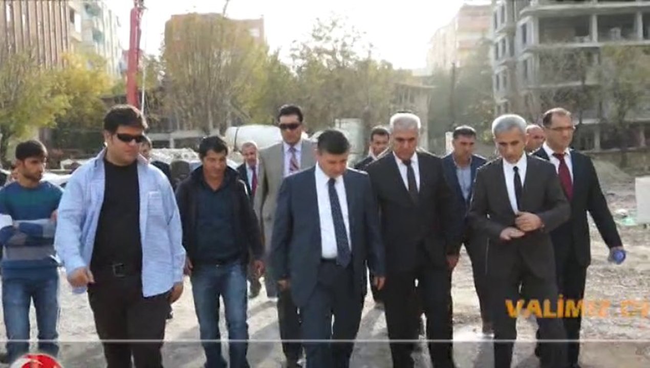Valimiz Okul İnşaatlarını İnceledi