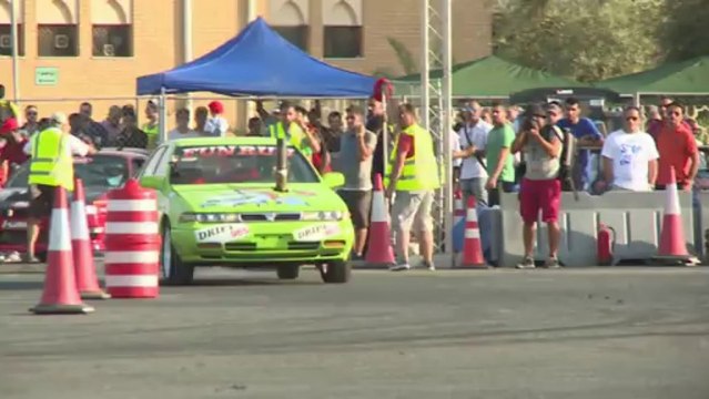 Burnouts in Kuwait - Red Bull Car Park Drift 2013