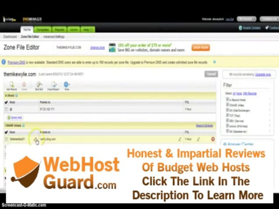 Web Hosting: NS & CloudFlare (3/5)