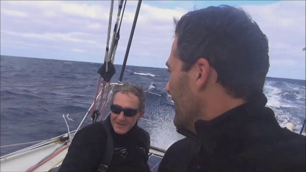 Jour 5 - Team Plastique (IMOCA) - Transat Jacques Vabre 2013