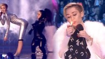 Miley Cyrus Twerks & Smokes a Joint at 2013 EMA's