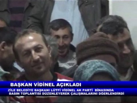 BAŞKAN VİDİNEL ADAY ADAYLIĞINI AÇIKLADI
