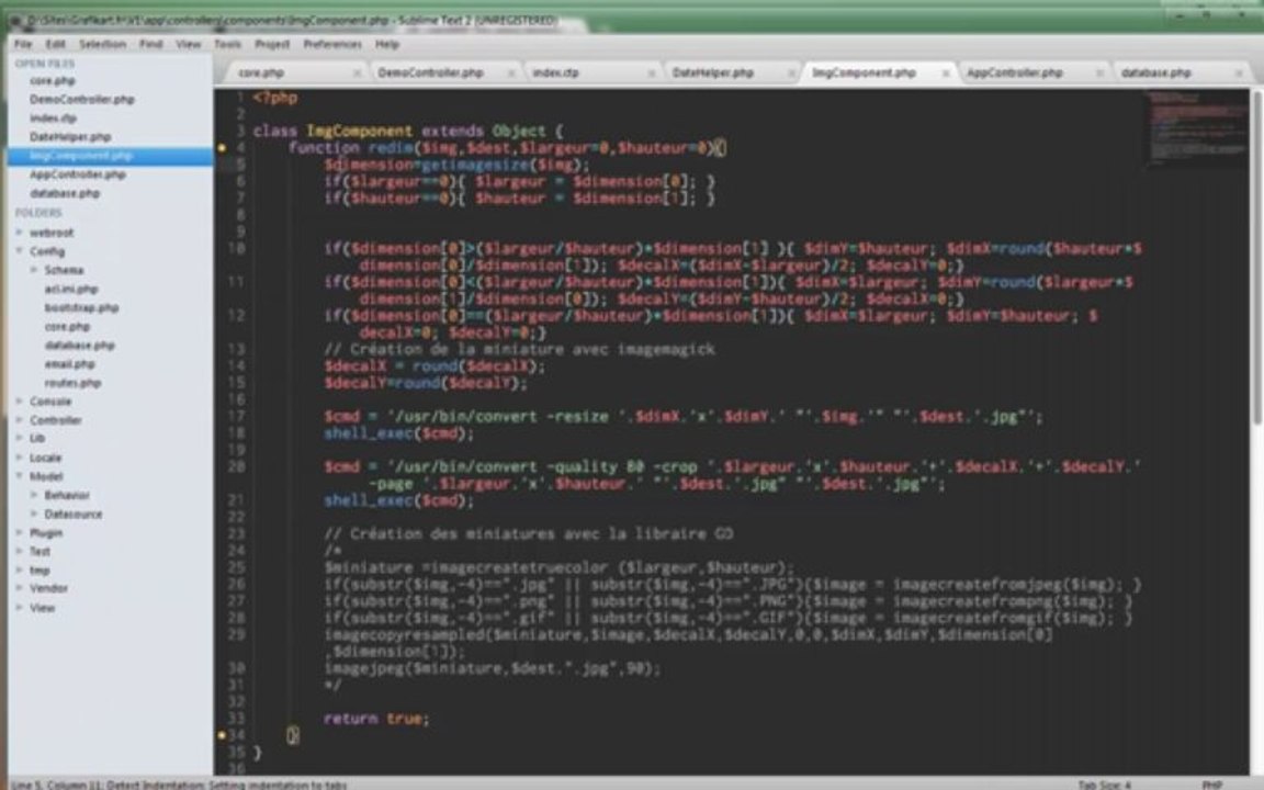 Tutoriel CakePHP - Changements dans CakePHP2.0