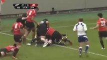 Rugby : Le Japon donne du fil à retordre aux All Blacks en mêlée