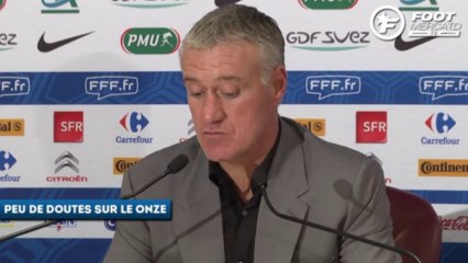 Deschamps a une idée sur son onze de départ contre l'Ukraine