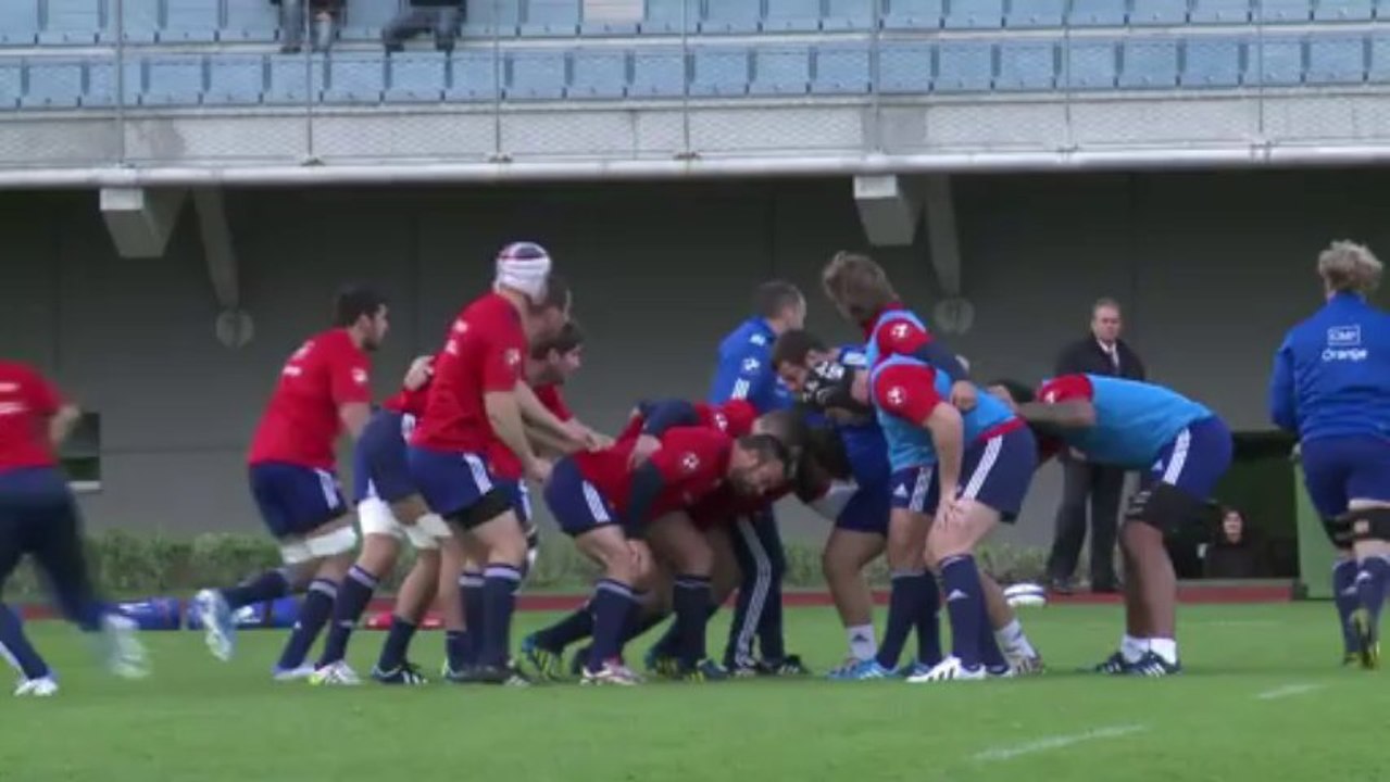Rugby : les Français se préparent à défier les All Blacks