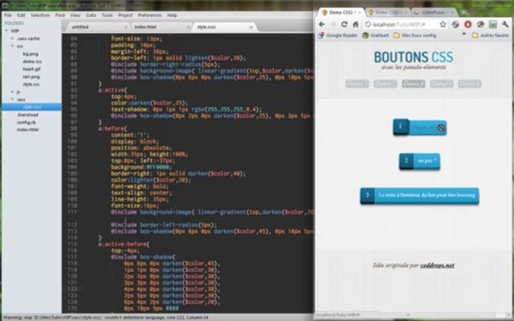 Tutoriel HTML/CSS - Boutons CSS3