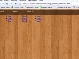 Tutoriel HTML/CSS - Menu déroulant en CSS