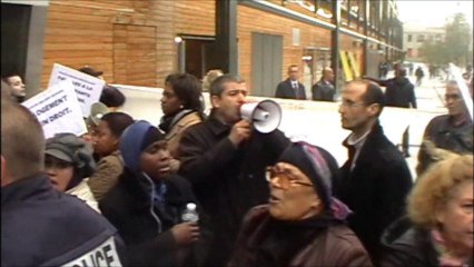 Anne Hidalgo inaugure la ZAC PAJOL, les mal-logés violemment refoulés