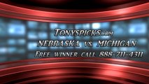 Michigan Wolverines vs. Nebraska Cornhuskers Pick Prediction NCAA College Football Odds Preview 11-9-2013