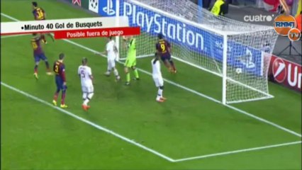 Barcelona Milan no penalti a Neymar y gol en fuera de juego Busquets