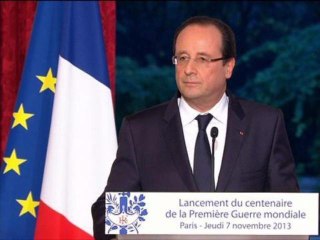 Hollande: "Construire l’Europe et préserver la paix, tel est le message du centenaire" - 07/11