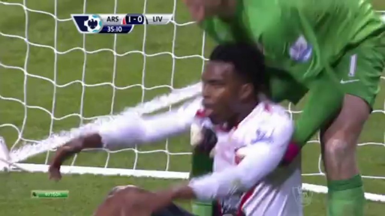 Daniel Sturridge dive against Arsenal | 2013