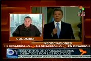 Juan Manuel Santos celebra acuerdo sobre participación política