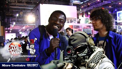 PGW 2013 - L'avis des Visiteurs - MicroTrottoir Call Of Duty Ghost