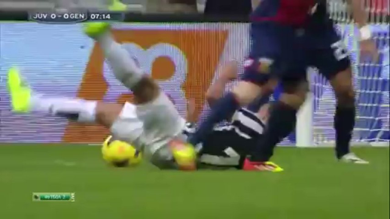 Carlos Tevez dive against Genoa | 2013