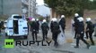 Turkey Kurdish protesters battle tear gas and water cannons