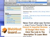 Wordpress Video Tutorial - adding your first post 000WebHost FREE web hosting