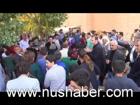 NUSAYBİN SINIR HATTINA GİDEN GRUBA POLİS MÜDAHALESİ