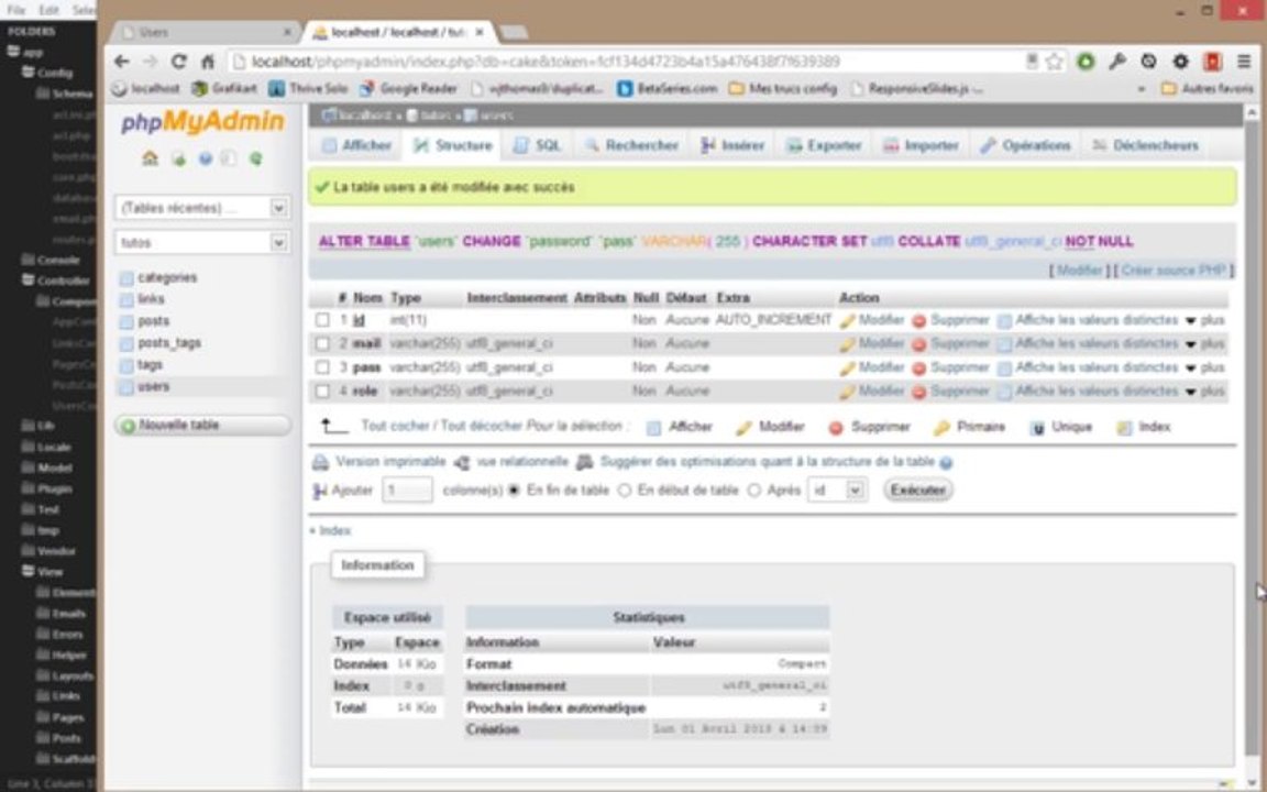 Apprendre CakePHP - Le composant Auth