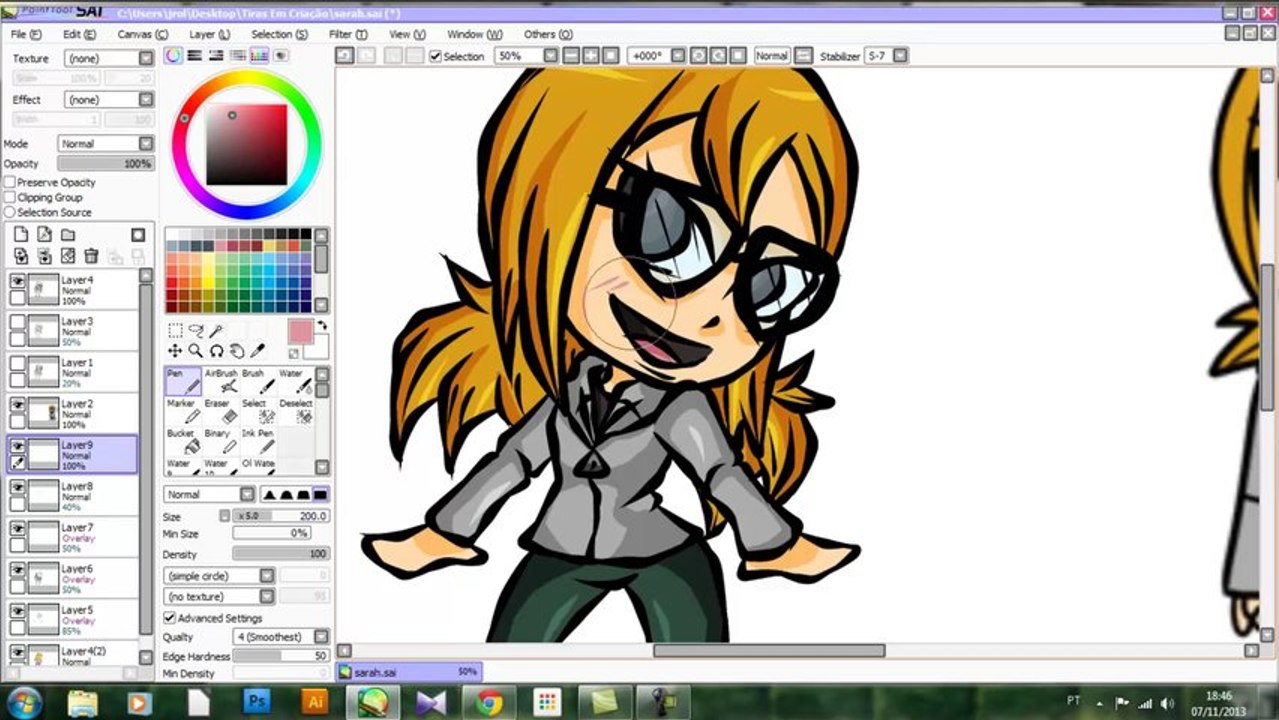 speedart - sarah - dançando sem cesar