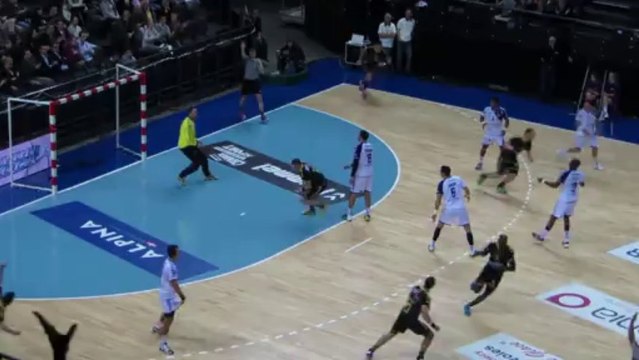 Guillaume Gille en pivot - Chambéry vs Nantes - 7/11/2013