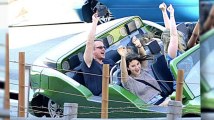 Matt Damon Takes His Family To Disneyland