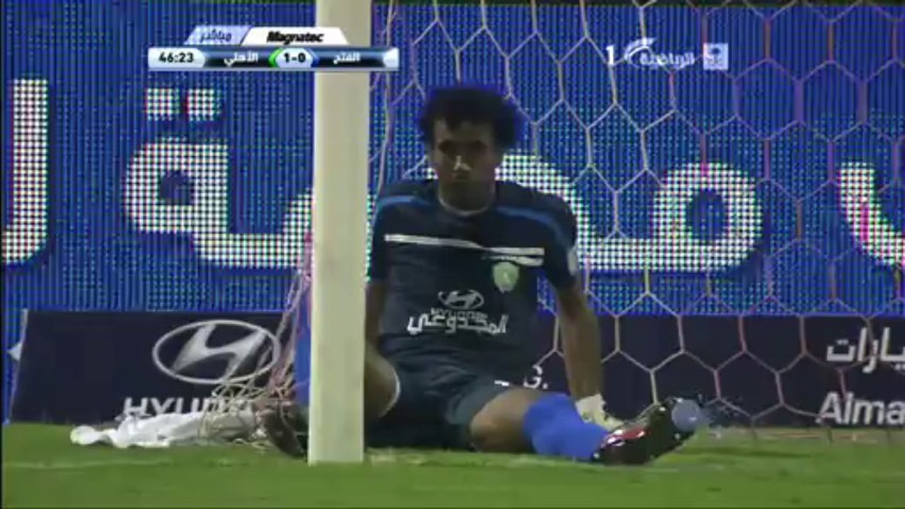 هدف الاهلي الاول من منصور الحربي في الفتح - الاهلي 3-0 الفتح HD