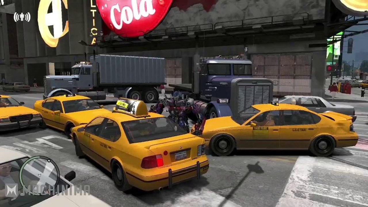 TRANSFORMERS in GTA 4! Mod Gameplay! - Inside Gaming