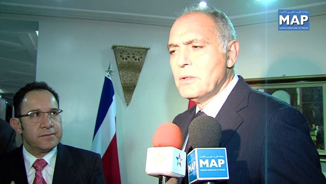 صلاح الدين مزوار يتباحث مع رئيس لجنة العلاقات الدولية بالجمعية التشريعية لكوستاريكا