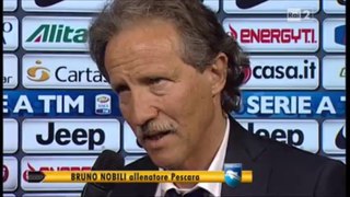 Bruno Nobili al termine di Juventus 2-1 Pescara