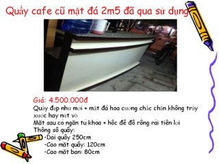 0937486339 - bán quầy cafe cũ, bán quầy tiếp tân cũ, bán quầy lê tân cũ giá rẻ TpHCM