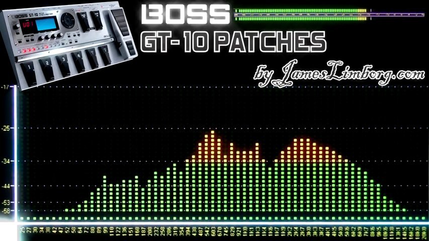 Guitar Effects, BOSS GT-10 Patches by James Limborg - video Dailymotion