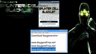 Tom Clancy's Splinter Cell- Blacklist Game Download PC Generator Activation Keys