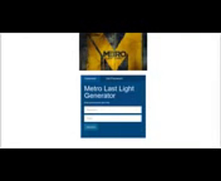 ▶ Metro Last Light Generator Update 1September 2013