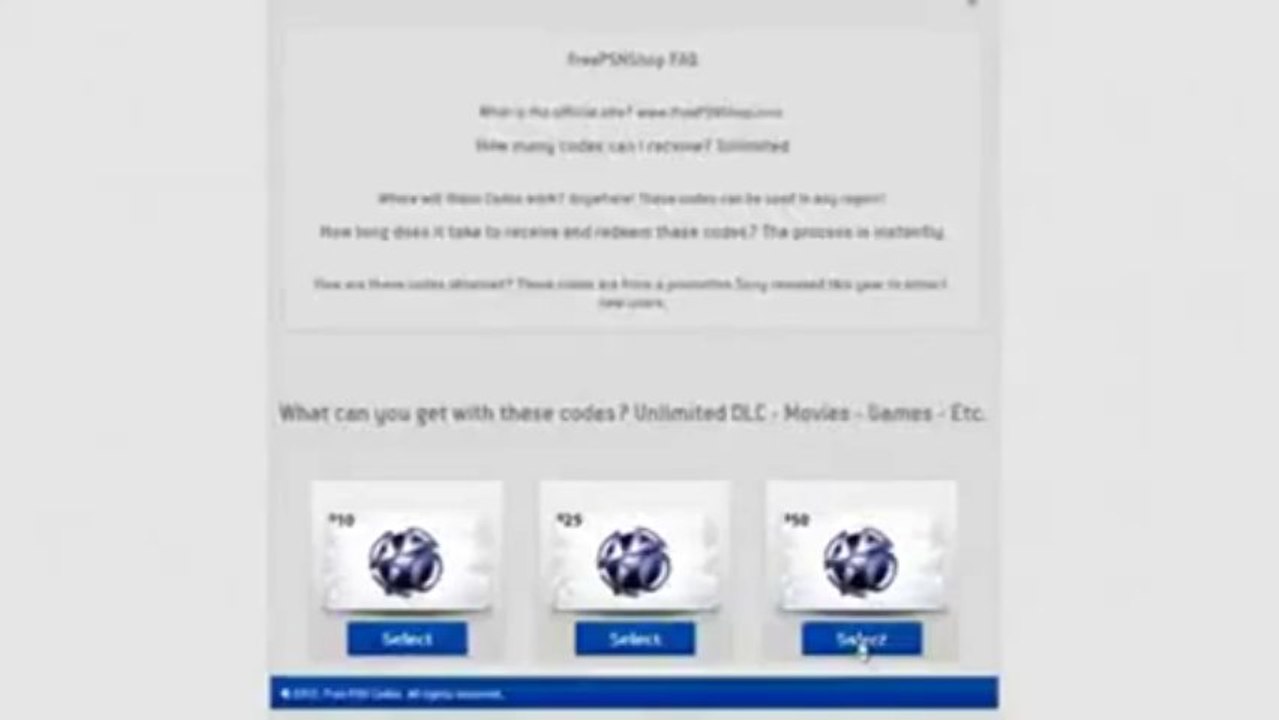 Online PSN Code Generator - No need download, no survey