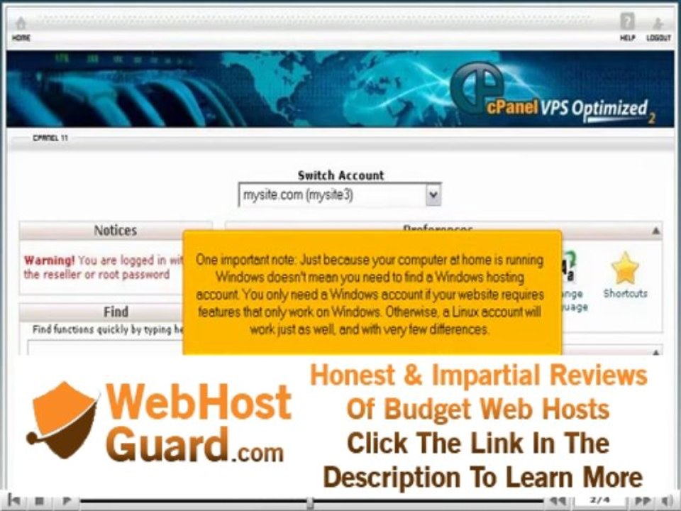 What is a control panel? - Web Hosting Tutorial