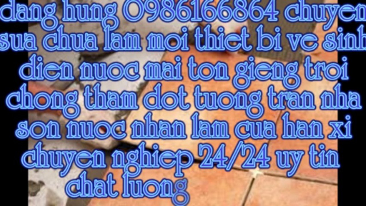tho sua dien nuoc nha o tai tphcm 0986166864