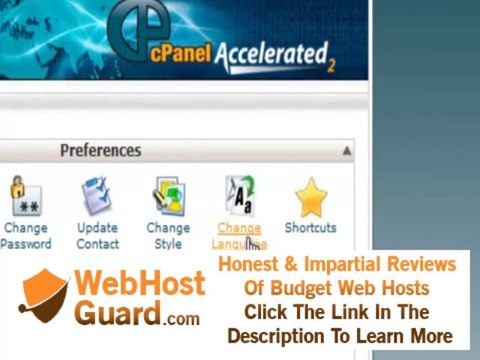 How to change language of your web hosting cPanel