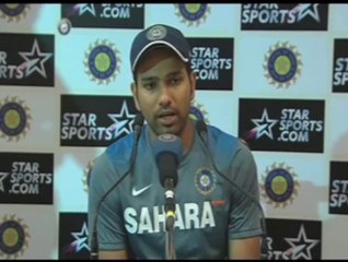 Rohit Sharma talks about hitting 100 on Test debut