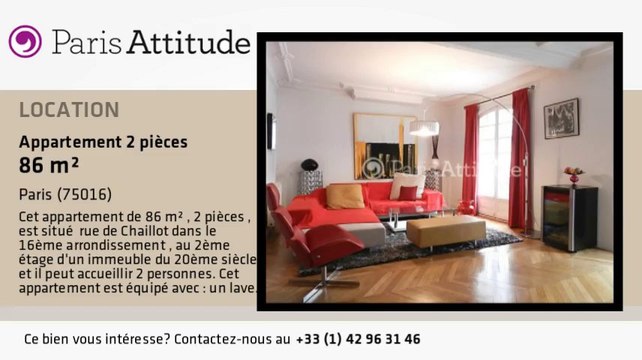 Appartement 1 Chambre à louer - Alma Marceau, Paris - Ref. 8417