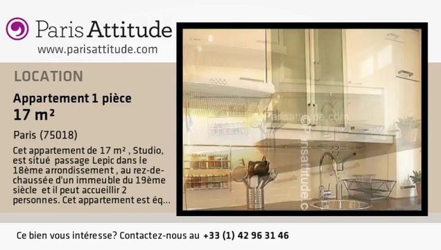 Appartement Studio à louer - Montmartre, Paris - Ref. 6684