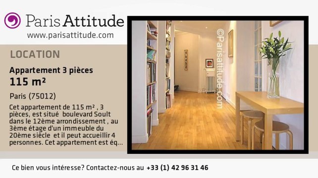Appartement 2 Chambres à louer - Porte Dorée, Paris - Ref. 7127