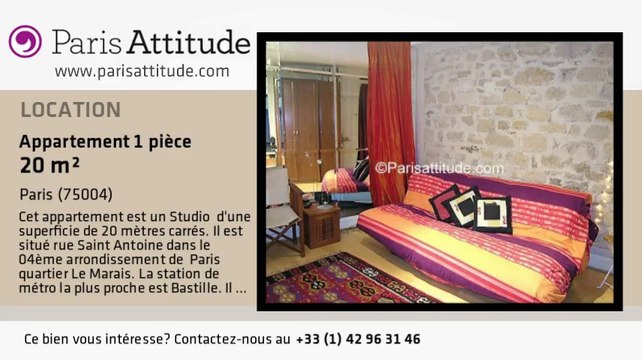 Appartement Studio à louer - Place des Vosges, Paris - Ref. 4030