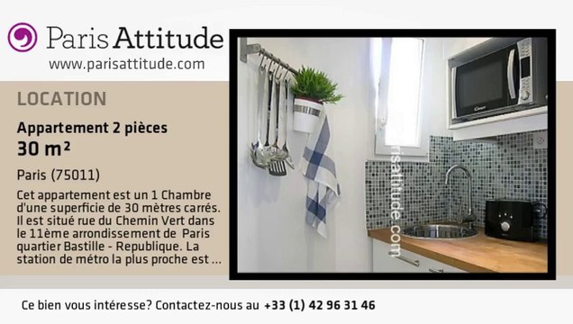 Appartement 1 Chambre à louer - Parmentier, Paris - Ref. 3134