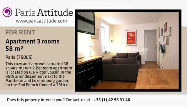 2 Bedroom Apartment for rent - Panthéon/Sorbonne, Paris - Ref. 4369