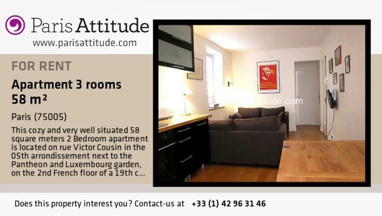 2 Bedroom Apartment for rent - Panthéon/Sorbonne, Paris - Ref. 4369