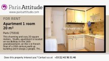 Studio Apartment for rent - Auteuil, Paris - Ref. 6565