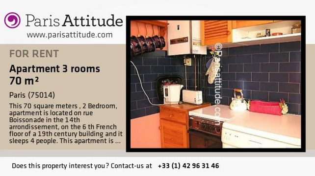 2 Bedroom Apartment for rent - Port Royal, Paris - Ref. 1803